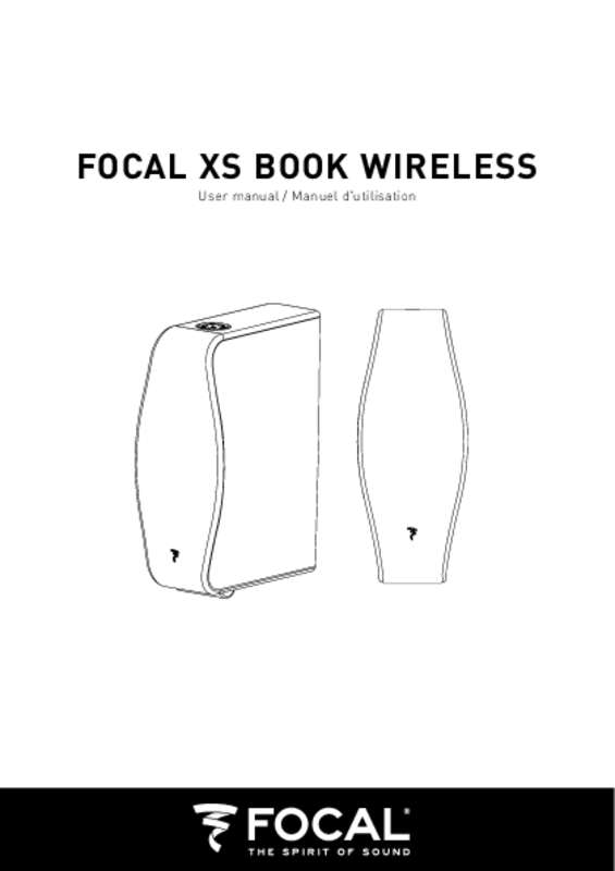 Guide utilisation FOCAL XS BOOK WIRELESS  de la marque FOCAL
