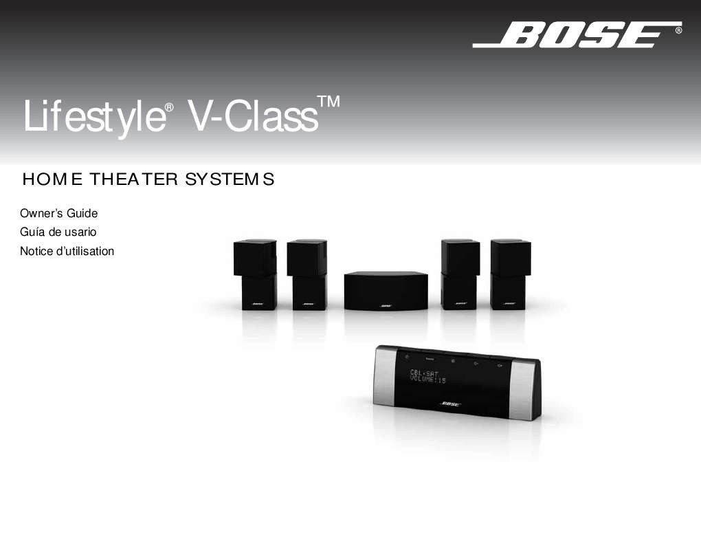 Guide utilisation  BOSE VCS-30 II  de la marque BOSE