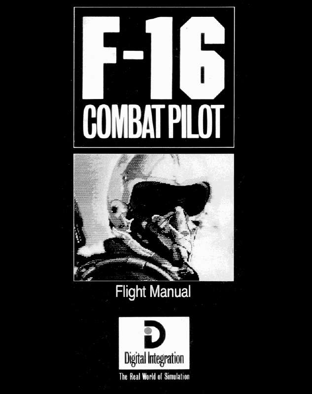 Guide utilisation GAMES PC F-16 COMBAT PILOT  de la marque GAMES PC