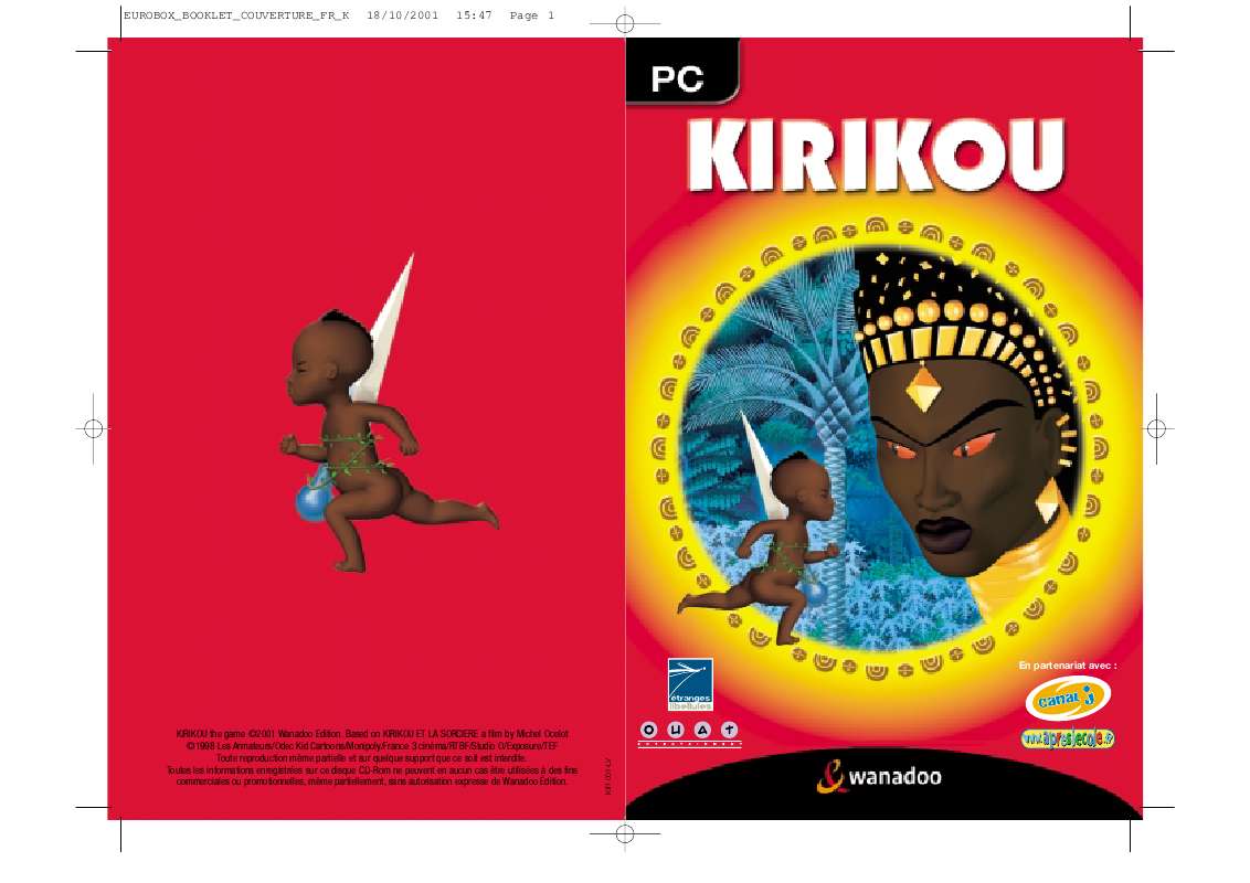 Guide utilisation GAMES PC KIRIKOU  de la marque GAMES PC