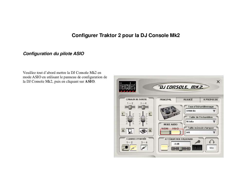 Guide utilisation  HERCULES DJ CONSOLE MK2 T2TKS  de la marque HERCULES