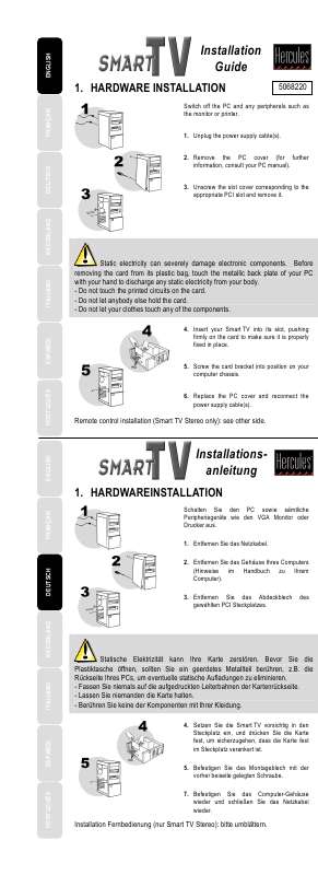 Guide utilisation HERCULES SMART TV  de la marque HERCULES