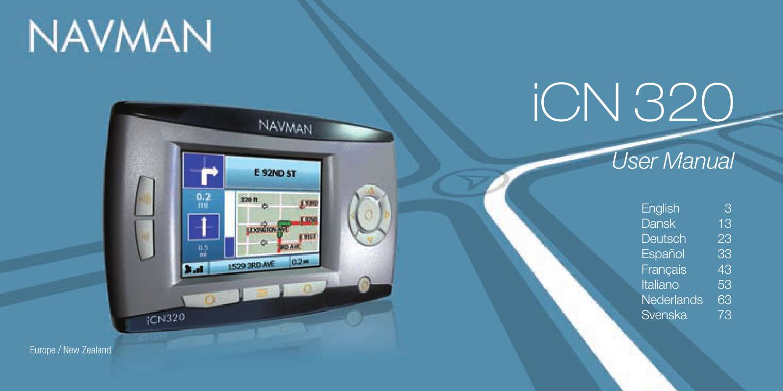 Guide utilisation NAVMAN ICN 320  de la marque NAVMAN