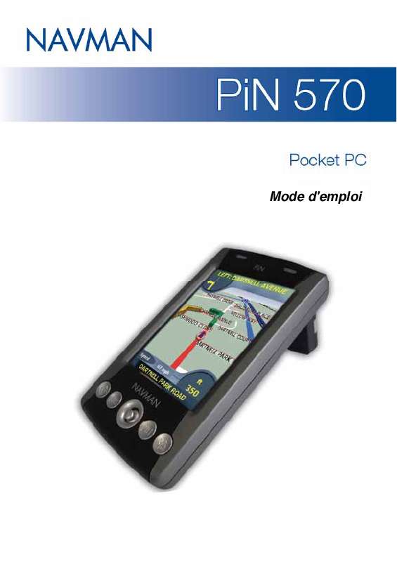 Guide utilisation NAVMAN PIN POCKET PC 570  de la marque NAVMAN