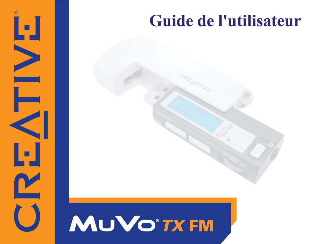 Guide utilisation CREATIVE MUVO TX FM  de la marque CREATIVE