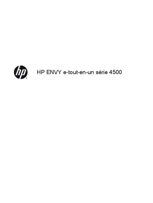 Guide utilisation HP ENVY 4500  de la marque HP