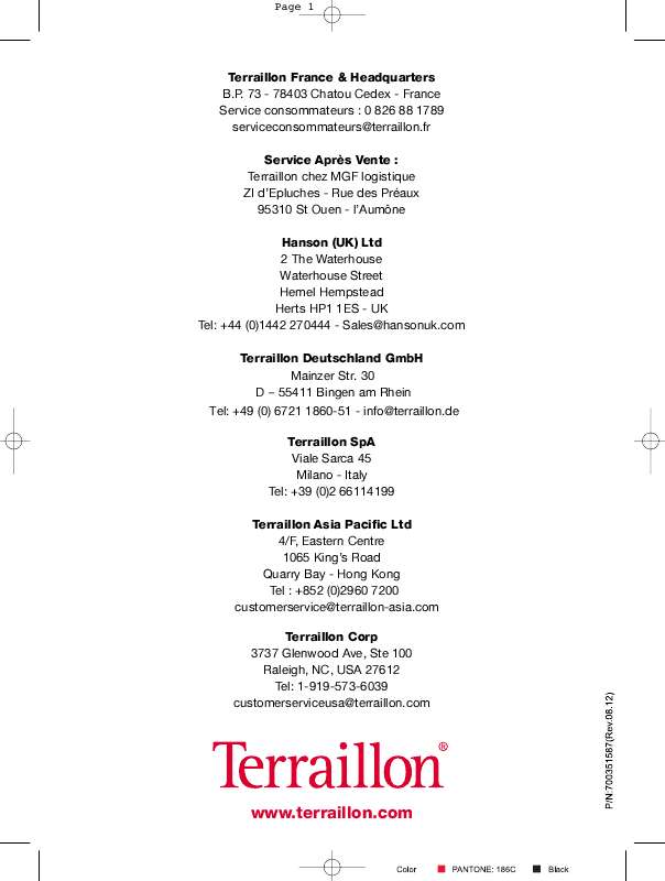 Guide utilisation  TERRAILLON TFA LUNEA  de la marque TERRAILLON