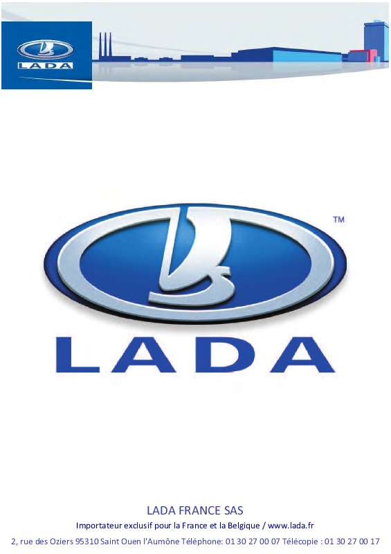 Guide utilisation LADA NIVA M  de la marque LADA