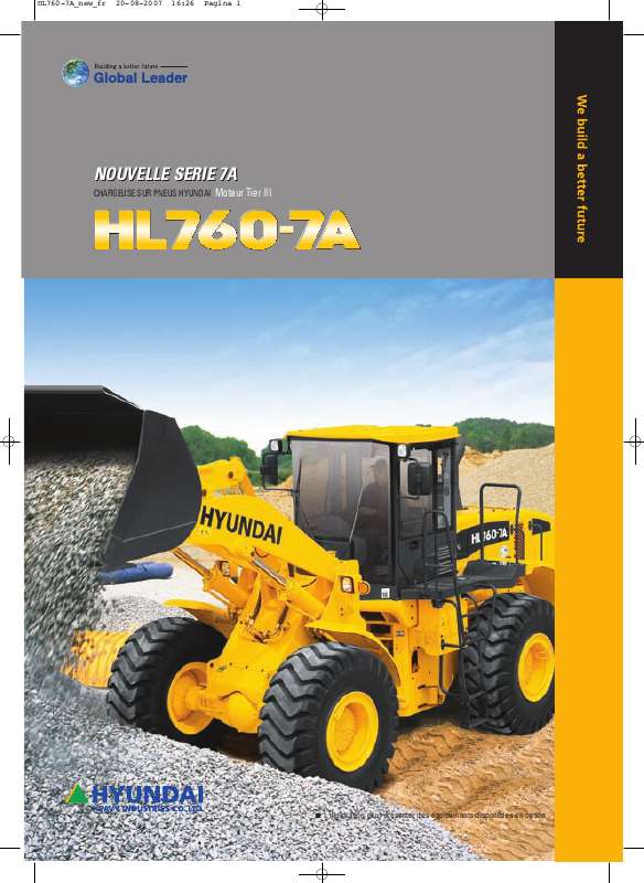 Guide utilisation HYUNDAI HL760-7A  de la marque HYUNDAI