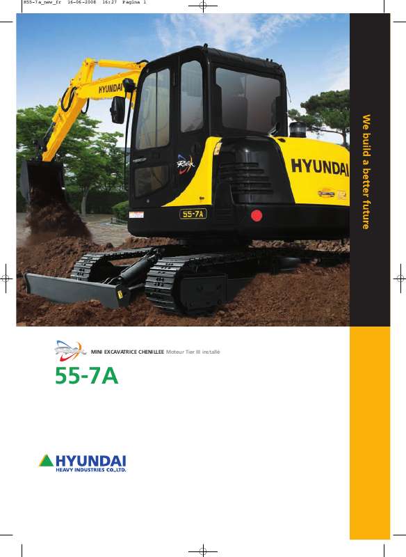 Guide utilisation HYUNDAI R55-7A  de la marque HYUNDAI