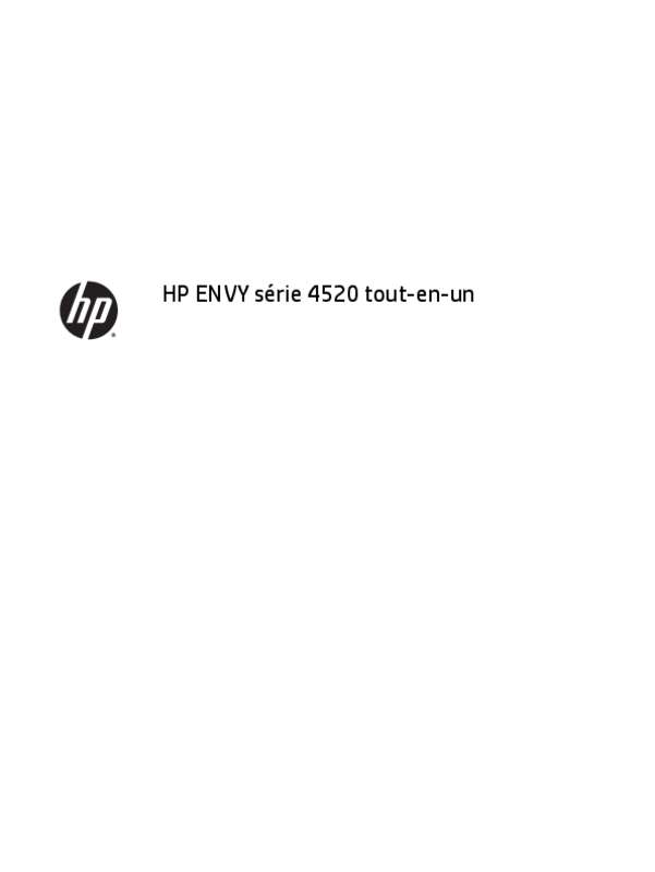 Guide utilisation HP ENVY 4520  de la marque HP