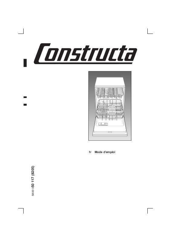 Guide utilisation  CONSTRUCTA CG431V9  de la marque CONSTRUCTA