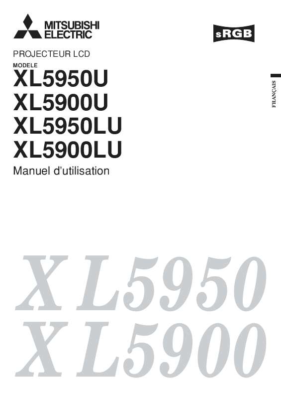 Guide utilisation MITSUBISHI XL5950U  de la marque MITSUBISHI