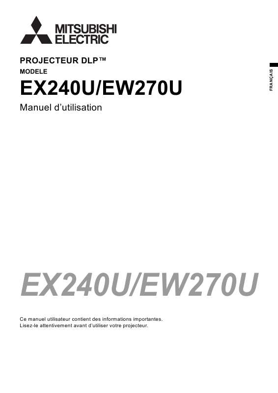 Guide utilisation MITSUBISHI EX240  de la marque MITSUBISHI
