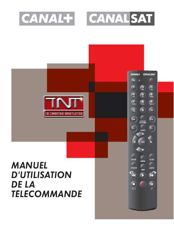 Télécommande d'origine canal+ - LE CUBE - LE CUBE S - G5 HD WIFI -  05CNLTEL0066