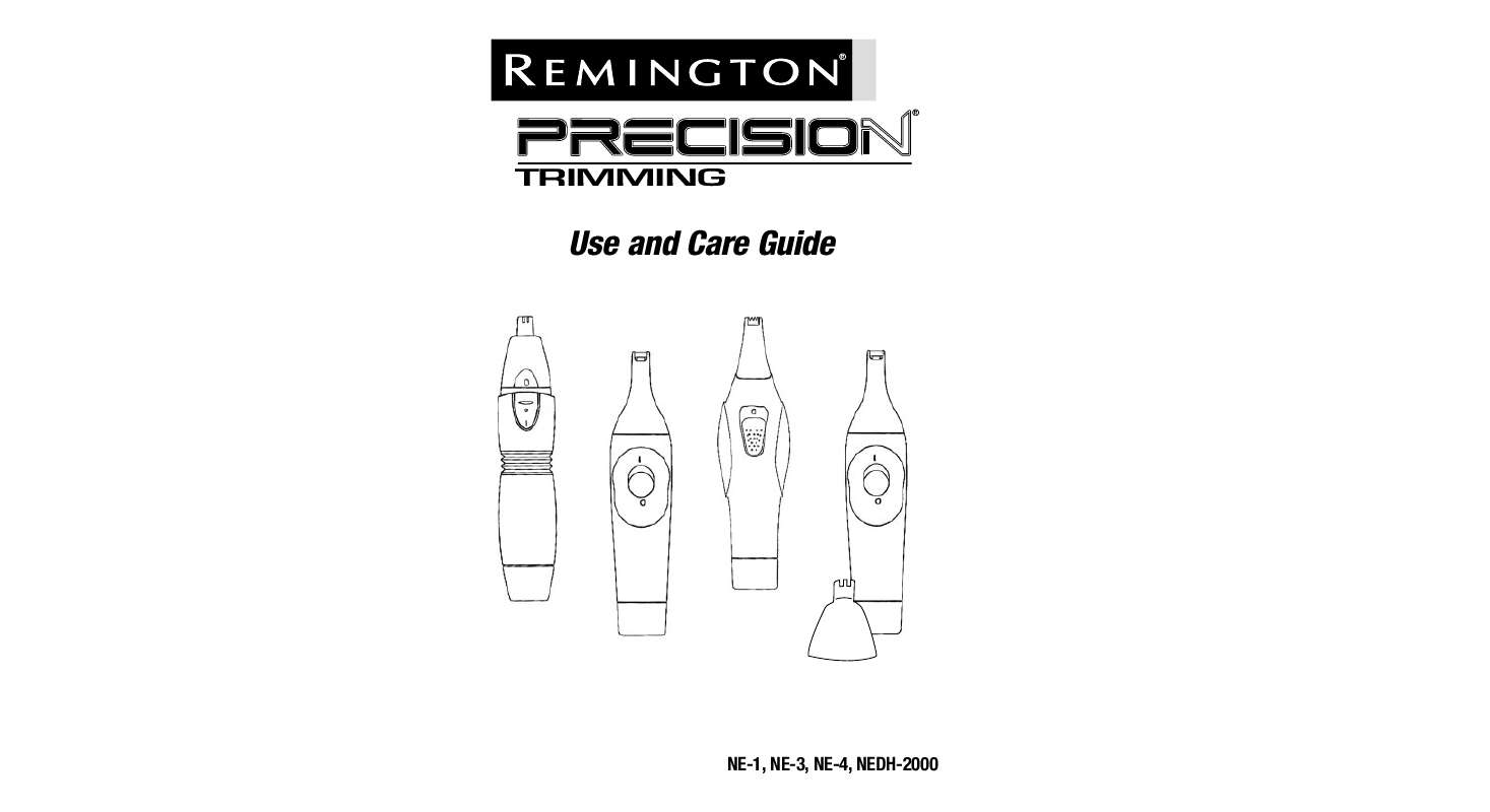Guide utilisation  REMINGTON NEHD-2000  de la marque REMINGTON
