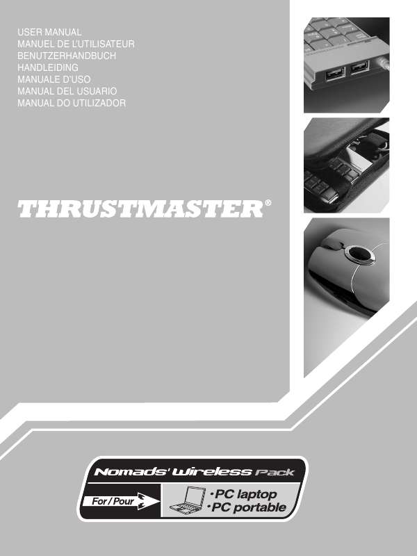 Guide utilisation THRUSTMASTER NOMAD PACK WIRELESS 2  de la marque THRUSTMASTER