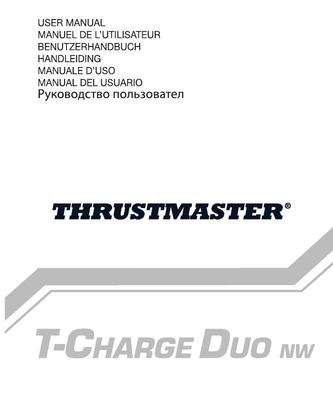 Guide utilisation THRUSTMASTER T-CHARGE DUO NW  de la marque THRUSTMASTER