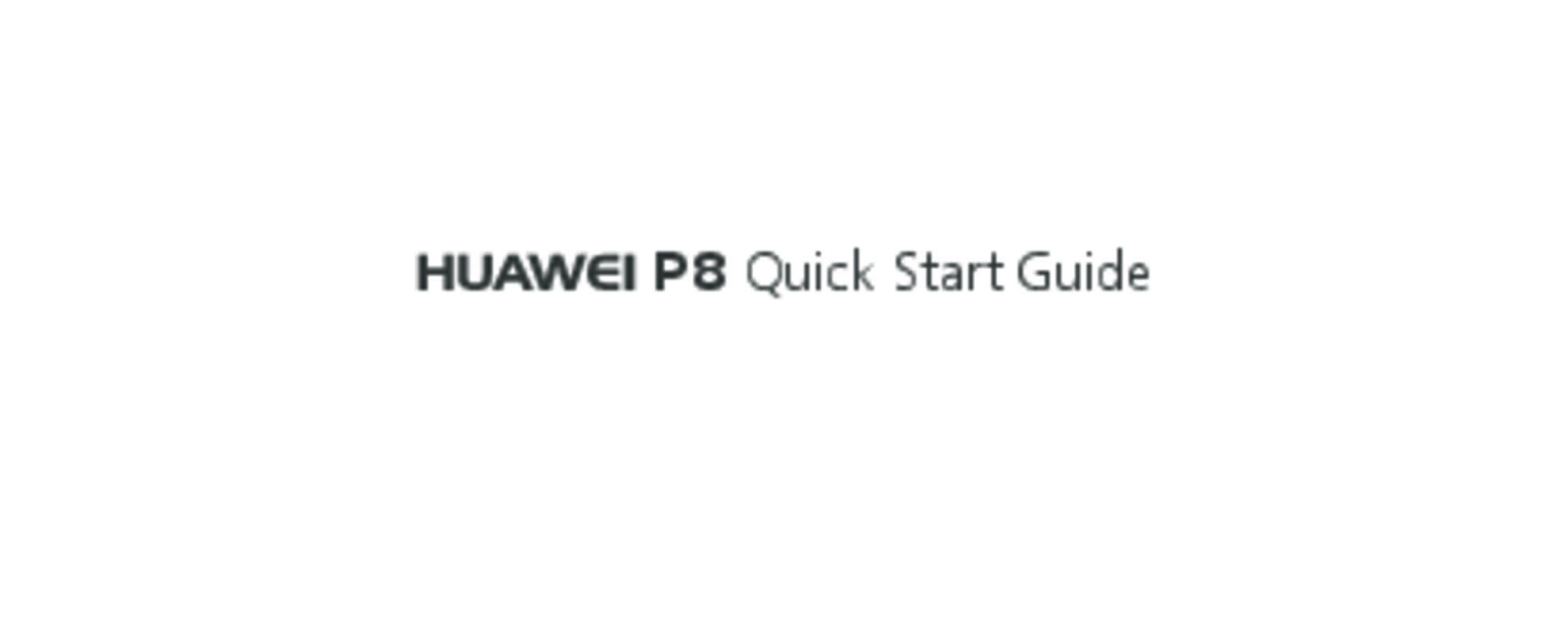 Guide utilisation HUAWEI P8  de la marque HUAWEI