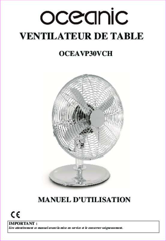 Guide utilisation  OCEANIC OCEAVP30VCH  de la marque OCEANIC