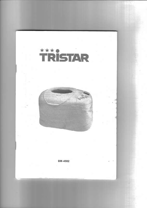Guide utilisation  TRISTAR BM-4582  de la marque TRISTAR