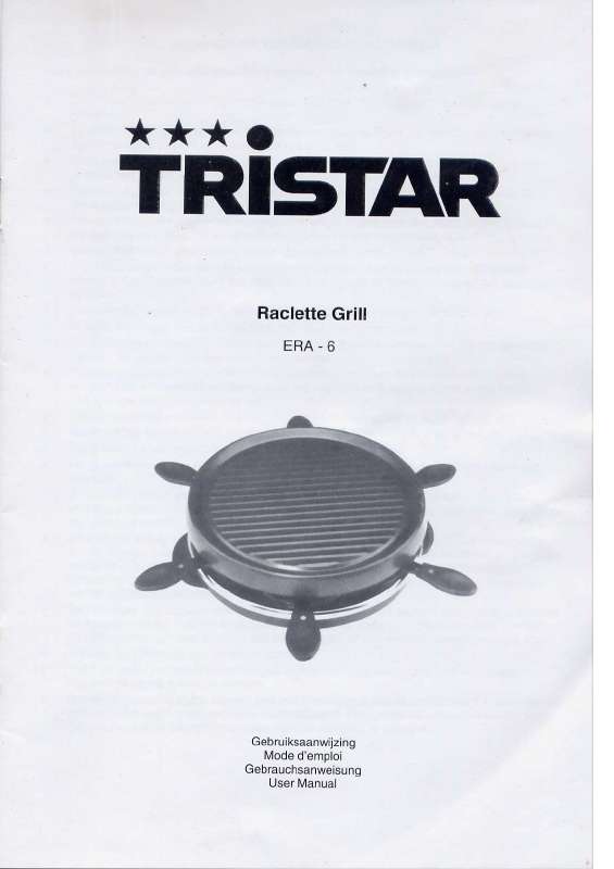 Guide utilisation  TRISTAR ERA-6  de la marque TRISTAR