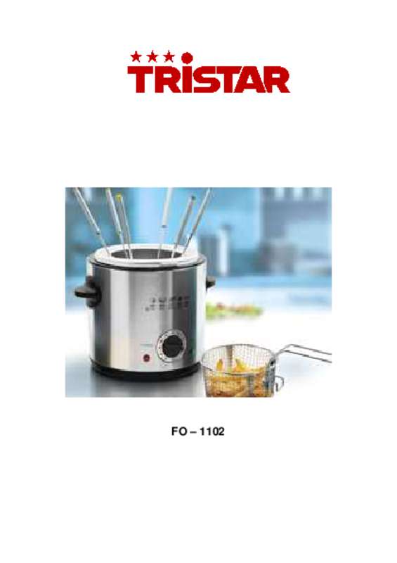 Guide utilisation TRISTAR FO-1102 de la marque TRISTAR