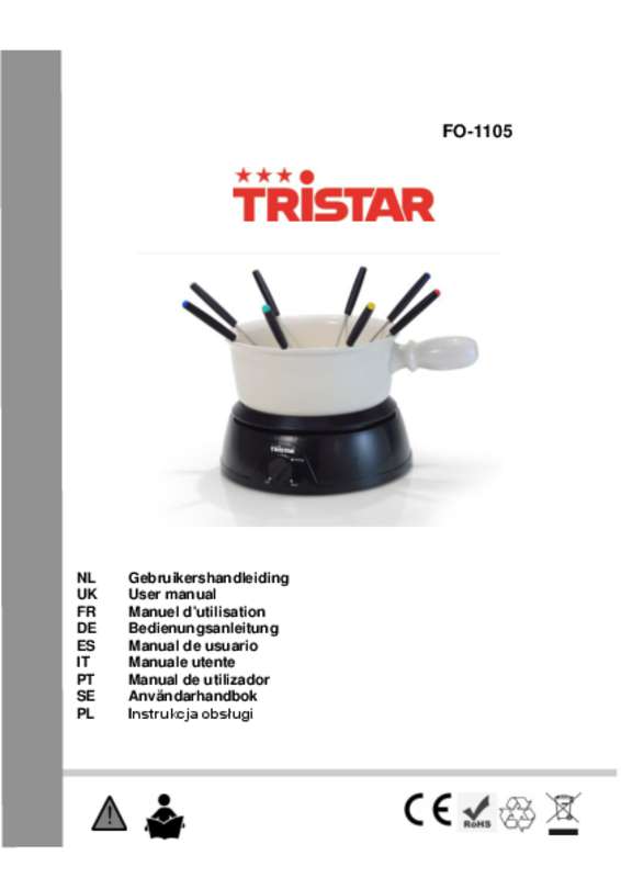Guide utilisation TRISTAR FO-1105  de la marque TRISTAR