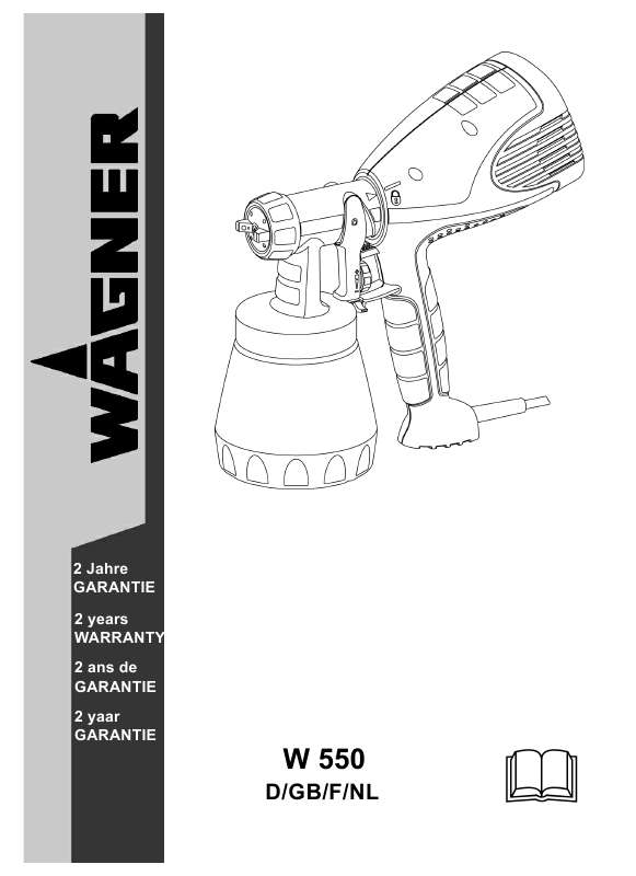 Guide utilisation  WAGNER W 550  de la marque WAGNER
