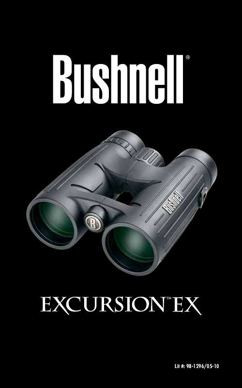 Guide utilisation BUSHNELL EXCURSION EX  de la marque BUSHNELL