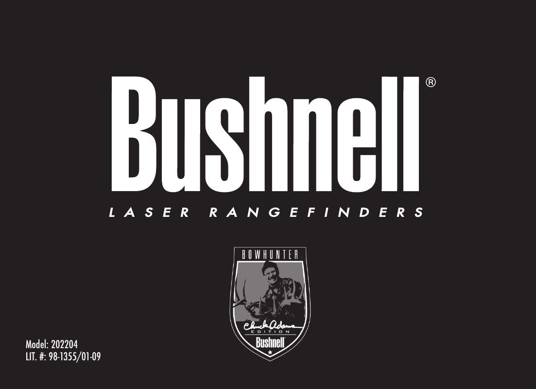 Guide utilisation BUSHNELL LASER RANGEFINDERS  de la marque BUSHNELL