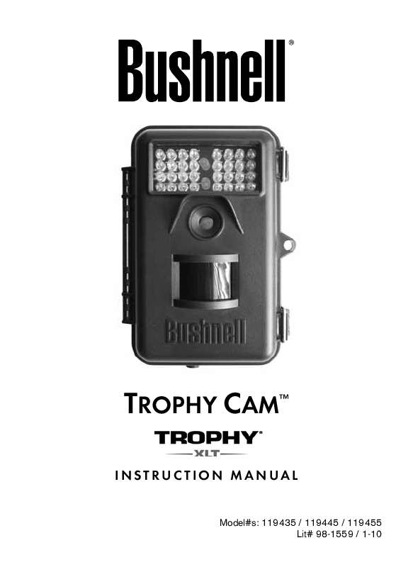 Guide utilisation BUSHNELL TROPHY CAM 119435  de la marque BUSHNELL