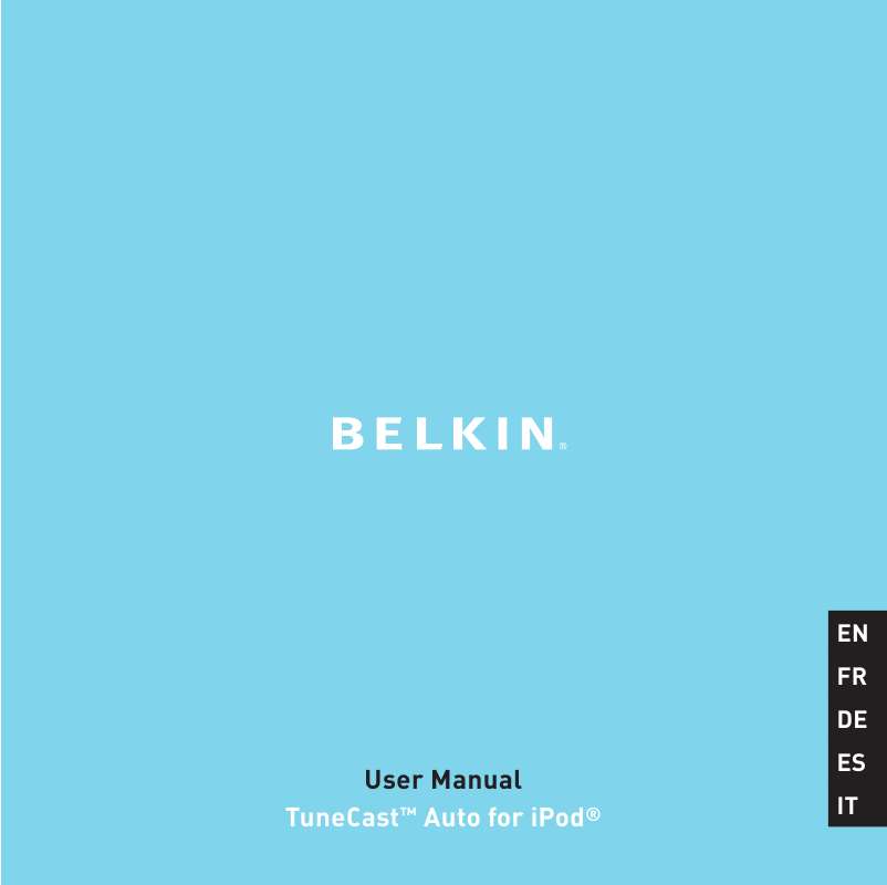 Guide utilisation  BELKIN TUNECAST AUTO POUR IPOD #F8V7101EABLK  de la marque BELKIN