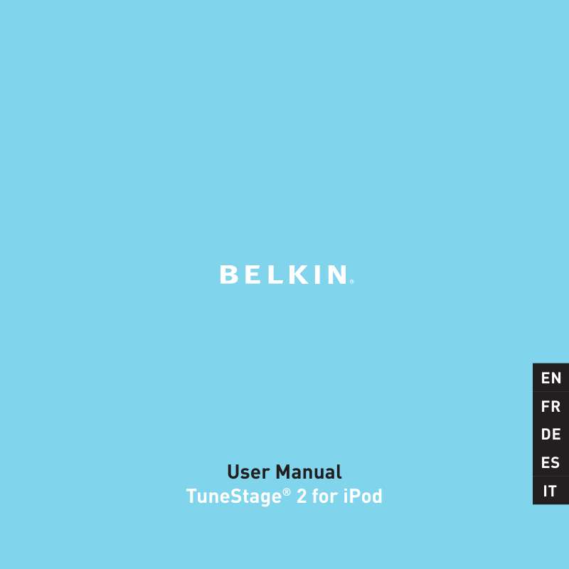 Guide utilisation  BELKIN TUNESTAGE 2 POUR IPOD® #F8Z919EA  de la marque BELKIN