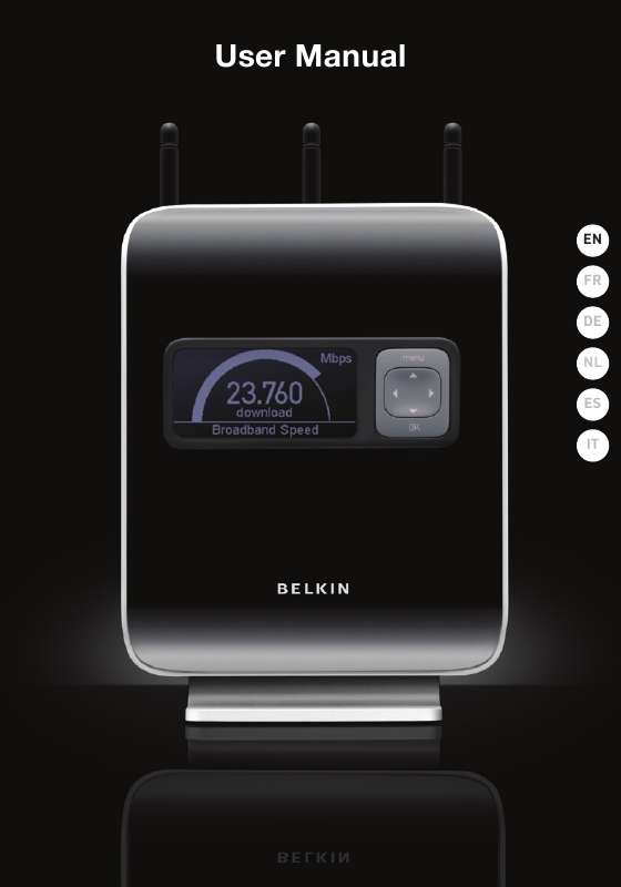 Guide utilisation  BELKIN N1 VISION  de la marque BELKIN