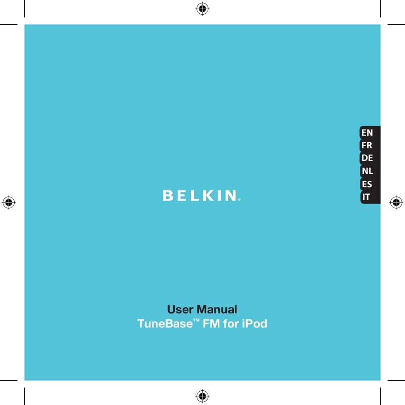 Guide utilisation  BELKIN TUNEBASE FM AVEC CLEARSCAN #F8Z176EABLK  de la marque BELKIN