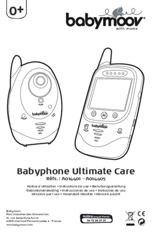 Guide utilisation BABYMOOV ULTIMATE CARE A014401  de la marque BABYMOOV