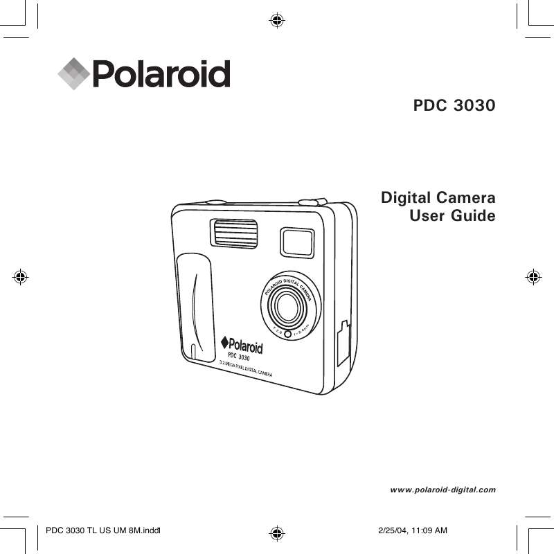 Guide utilisation  POLAROID PDC 3030  de la marque POLAROID