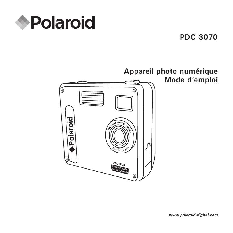Guide utilisation  POLAROID PDC 3070  de la marque POLAROID
