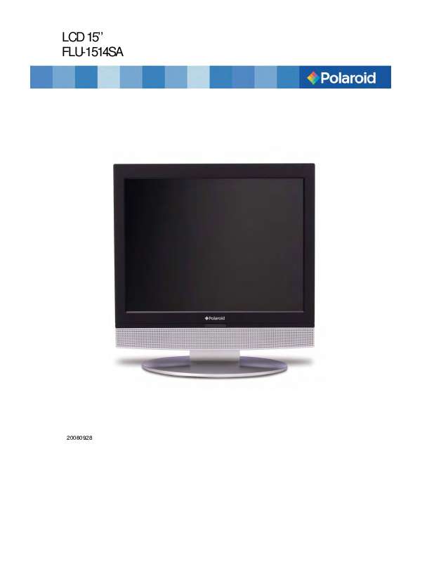 Guide utilisation POLAROID FLM-1514SA  de la marque POLAROID
