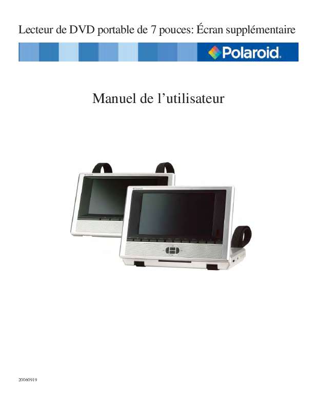 Guide utilisation  POLAROID PDM-2747 (EXTRA SCREEN)  de la marque POLAROID