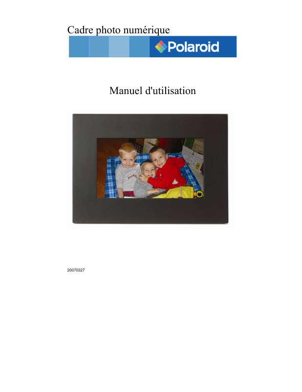 Guide utilisation POLAROID XSA-00800A  de la marque POLAROID