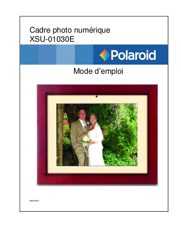 Guide utilisation  POLAROID XSU-01030E  de la marque POLAROID