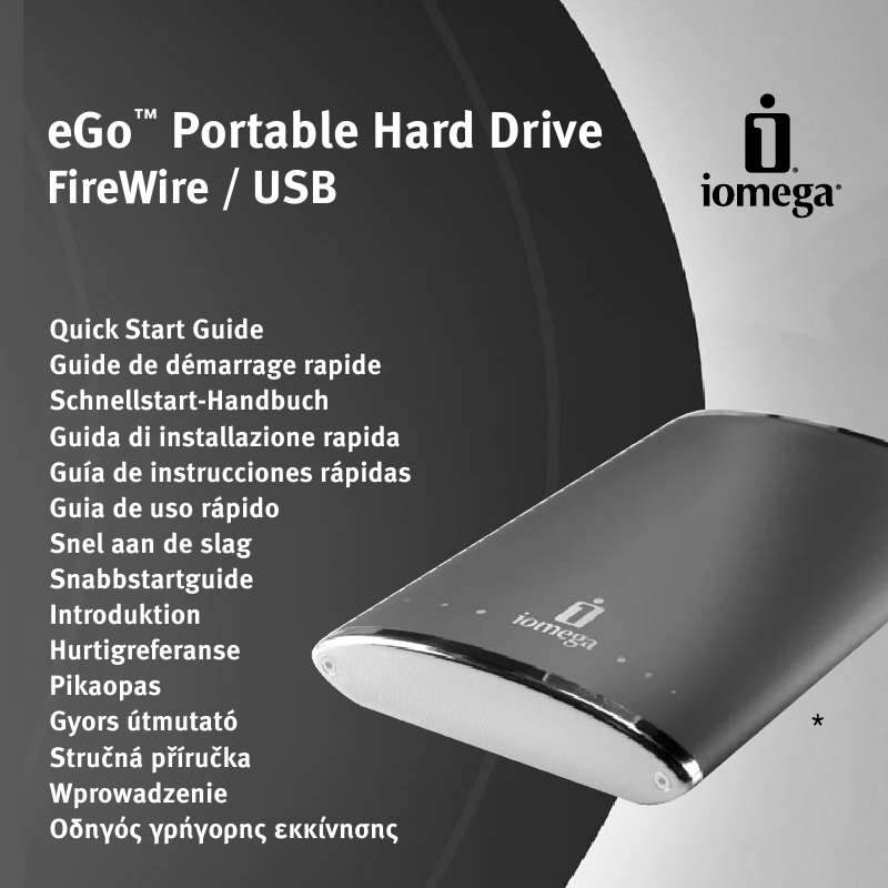 Guide utilisation IOMEGA EGO PORTABLE USB  de la marque IOMEGA