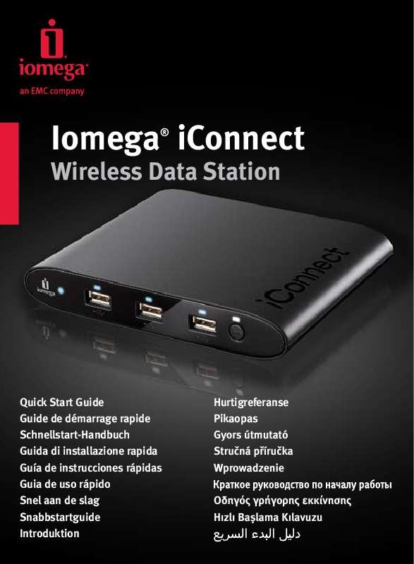 Guide utilisation IOMEGA ICONNECT  de la marque IOMEGA