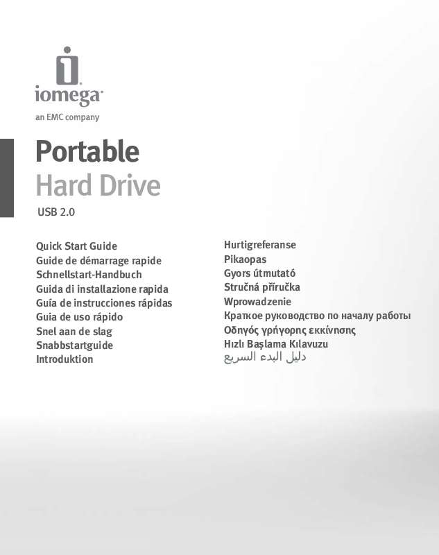Guide utilisation IOMEGA PRESTIGE PORTABLE HARD DRIVE  de la marque IOMEGA