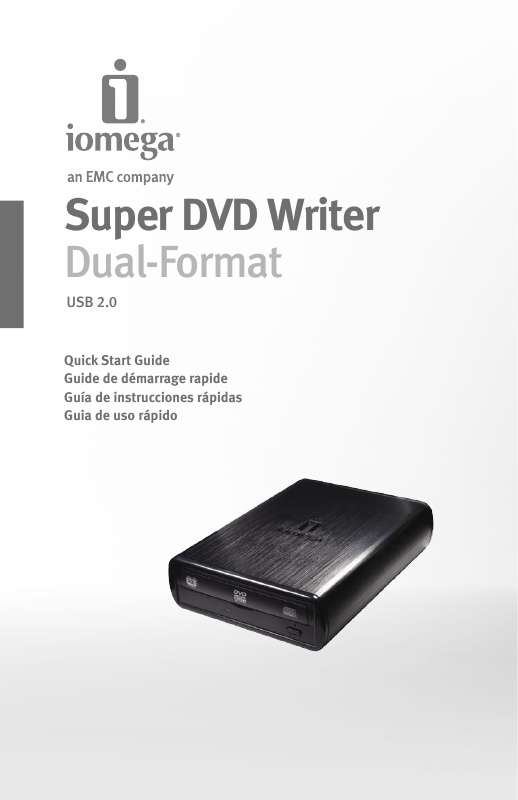 Guide utilisation  IOMEGA SUPER DVD WRITER USB 2.0  de la marque IOMEGA