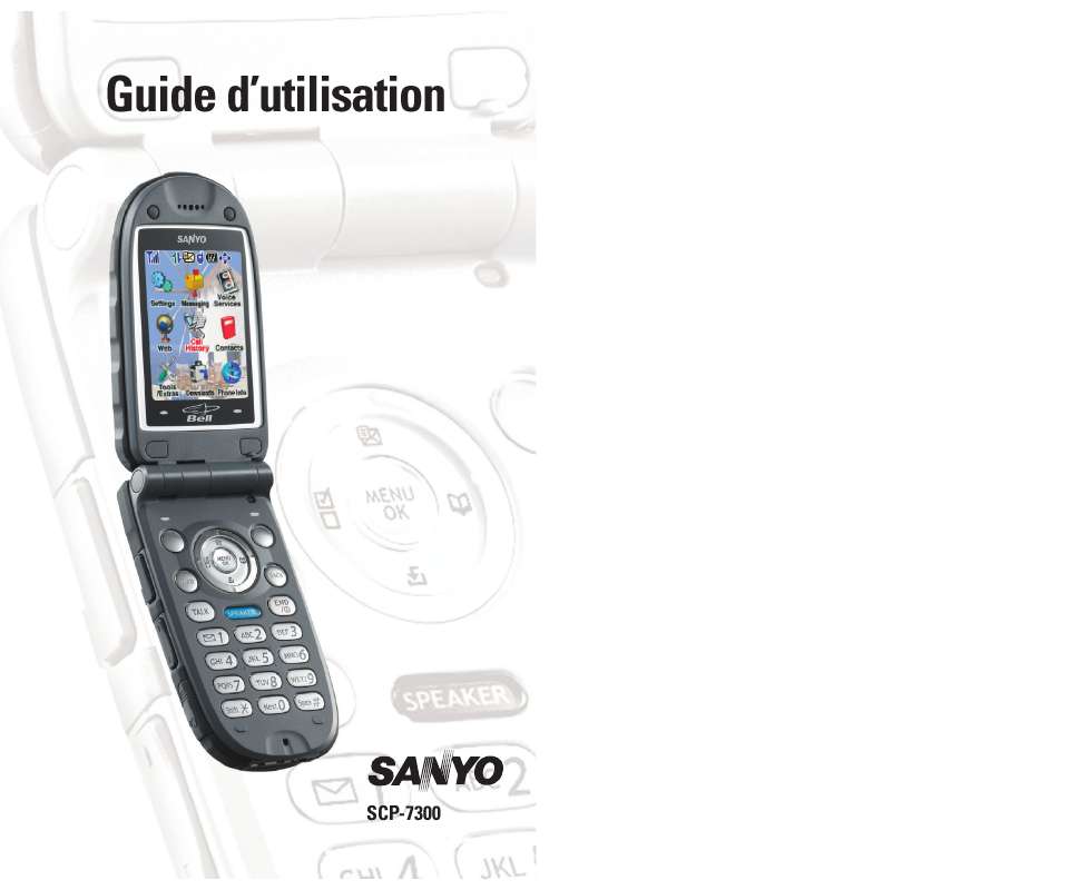 Guide utilisation SANYO SCP-7300  de la marque SANYO