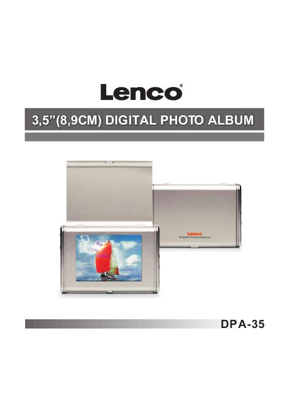 Guide utilisation  LENCO DPA-35  de la marque LENCO