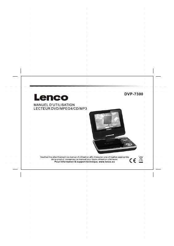 Guide utilisation LENCO DVP-7300  de la marque LENCO